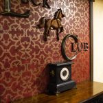 Speakeasy escape room fireplace at Escape It Grandview in Columbus Ohio