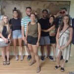 Corporate team participating in an escape game in Columbus Ohio at Escape It Grandview