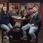 Small group of friends enjoying an escape game experience in Columbus Ohio at Escape it Grandview