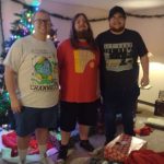 Friends enjoying a Christmas-themed escape game in Columbus Ohio at Escape It Grandview